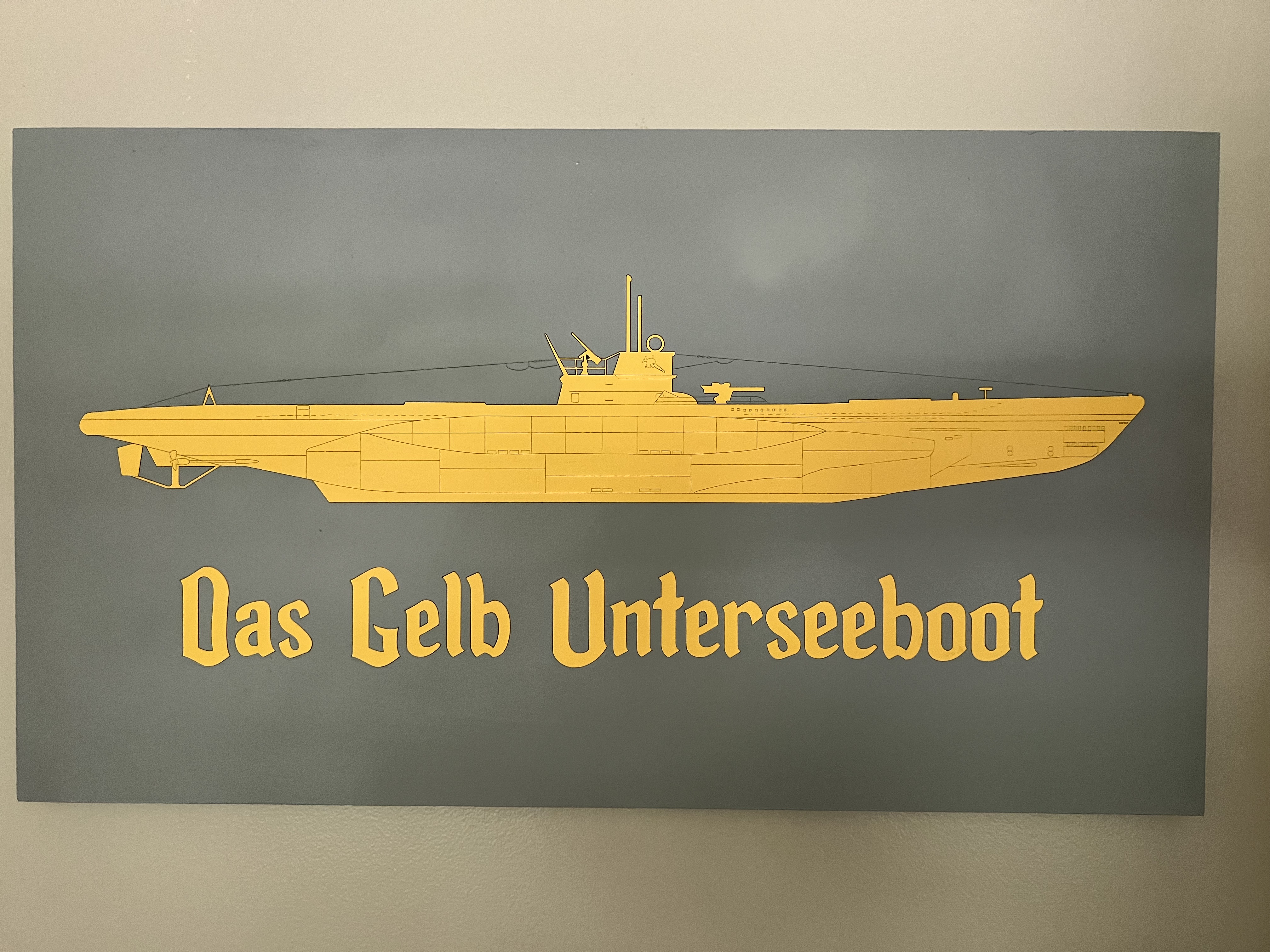 Gelb Unterseeboot