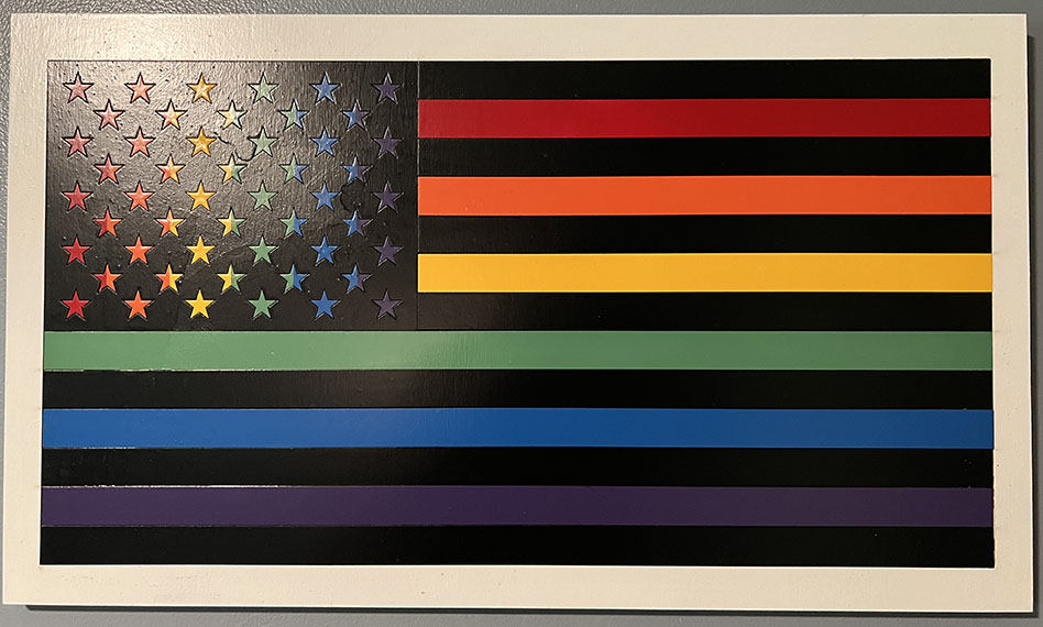 American Rainbow Flag