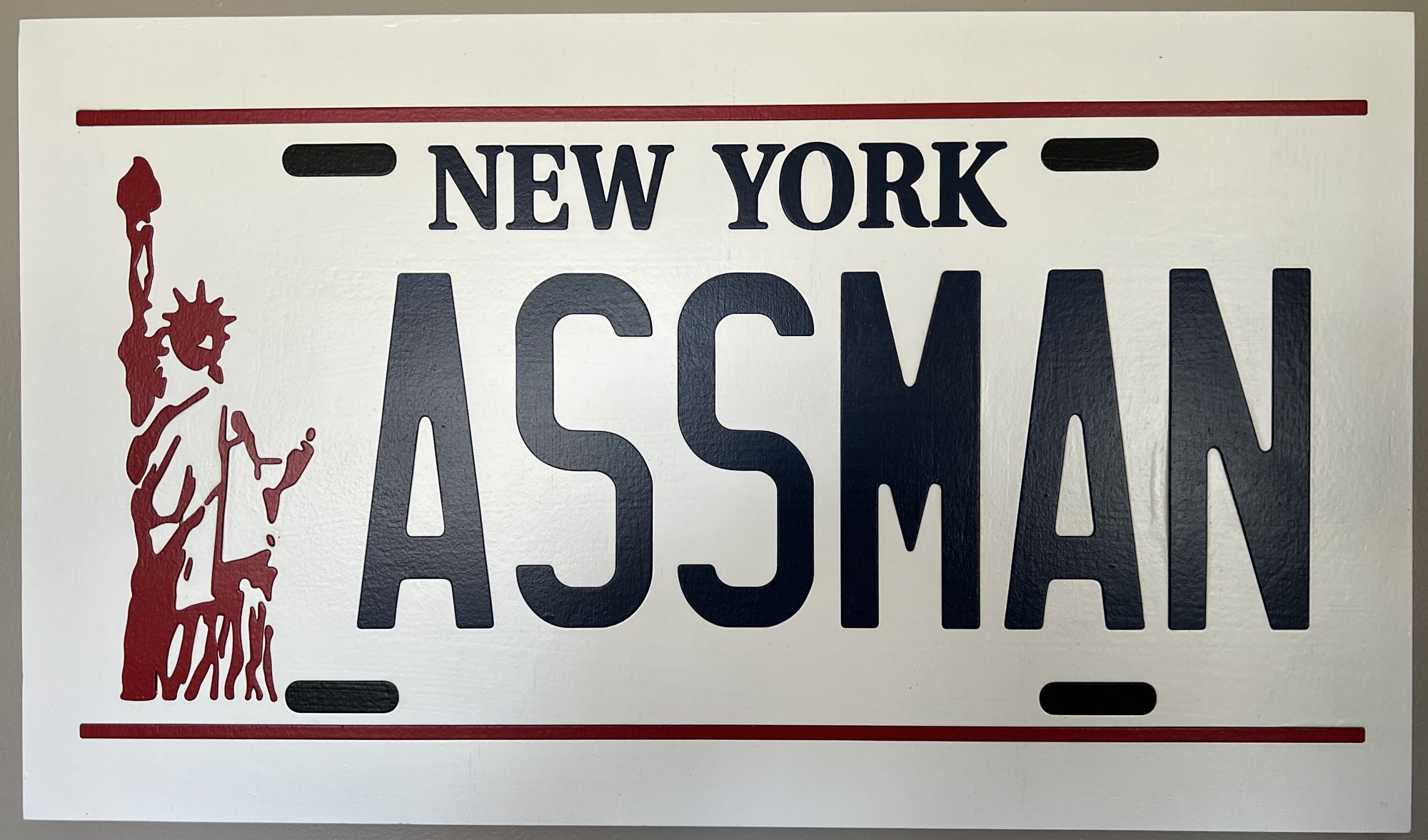 Assman License Plate